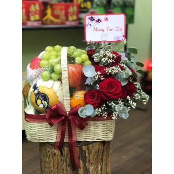 Giỏ quả trái chúc mừng/khai trương